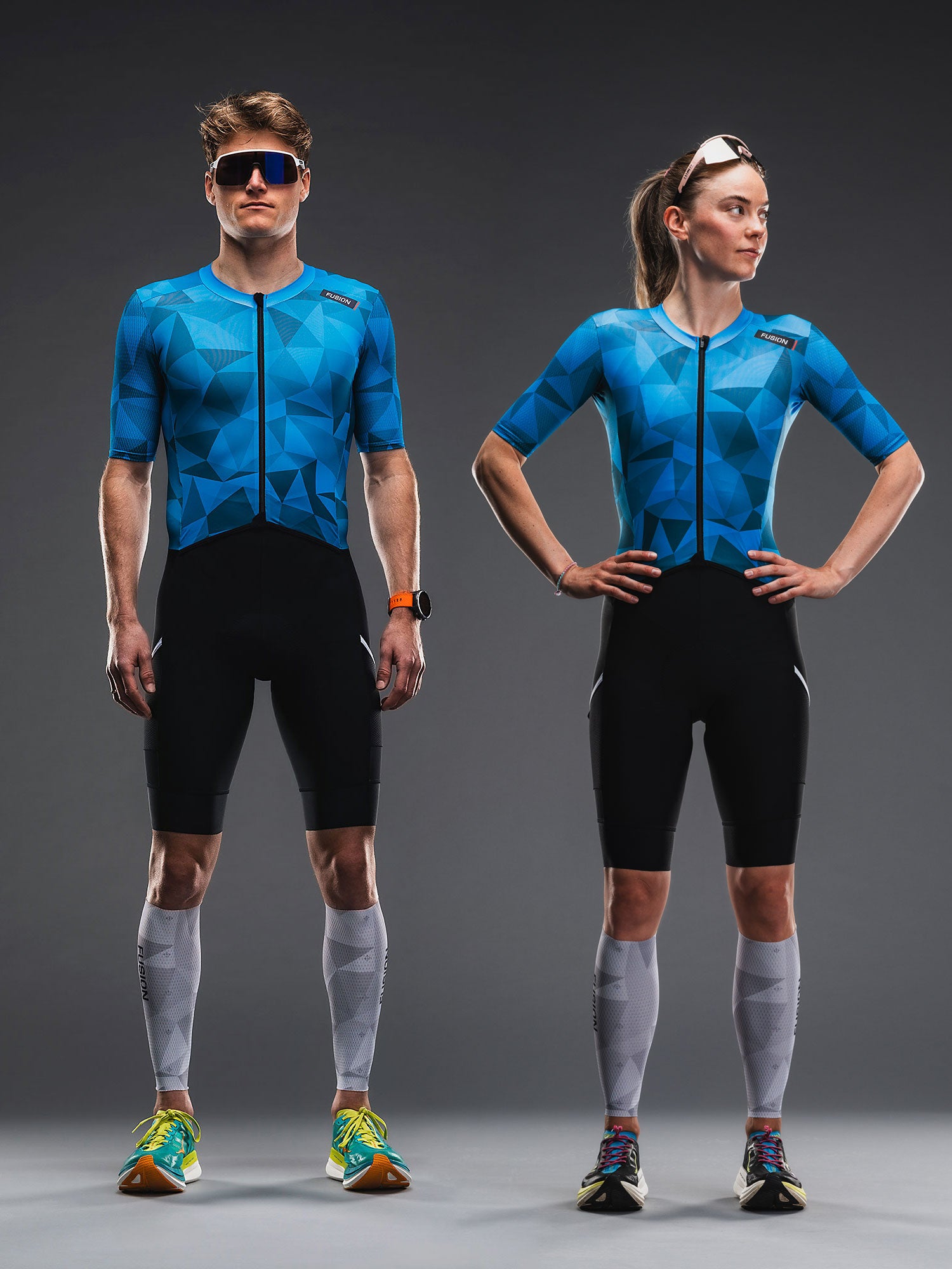 Koop TEMPO! TWO Tri Suit in kleur Black